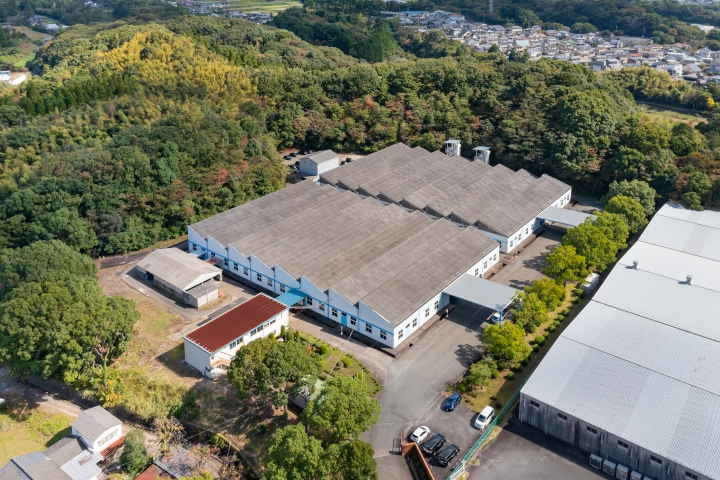 杵島工場の空撮写真