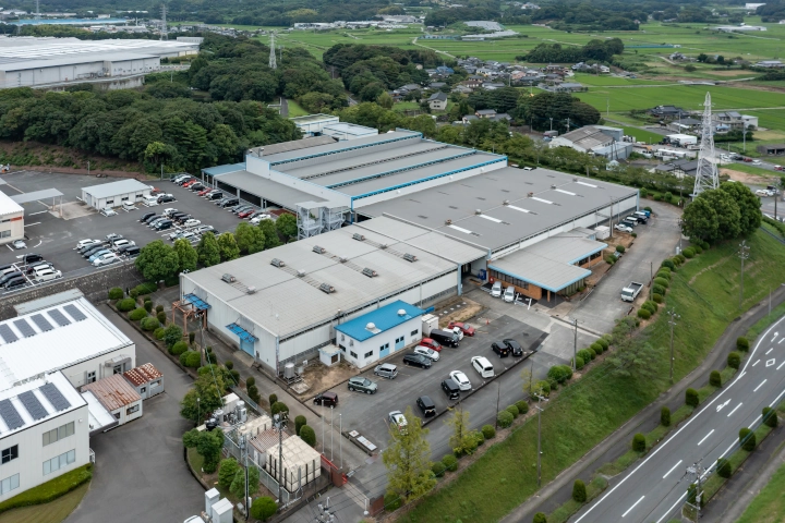 Aerial view of Minobaru Plant